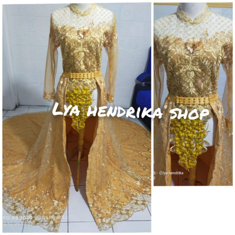 Kebaya pengantin+ekor