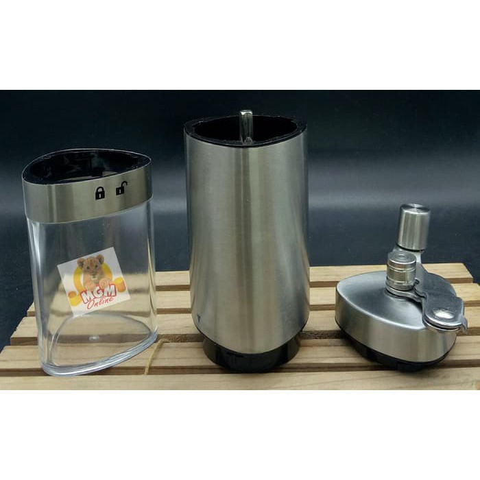 Portable Manual Coffee Grinder Stainless Segitiga 19CM 2121