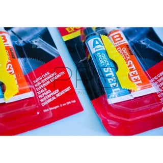  Lem  Alteco 2 Ton Quick Epoxy Steel Glue Merah 56 7 gr 