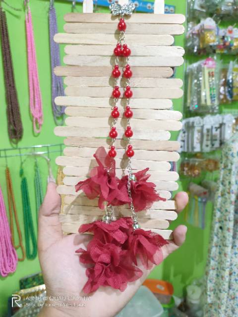 BROS JUNTAI BUNGA FRIEL PANJANG ± 25 CM /BROS DAGU BUNGA FRIEL  BISA PILIH WARNA BROS JURAI HANDMADE-7