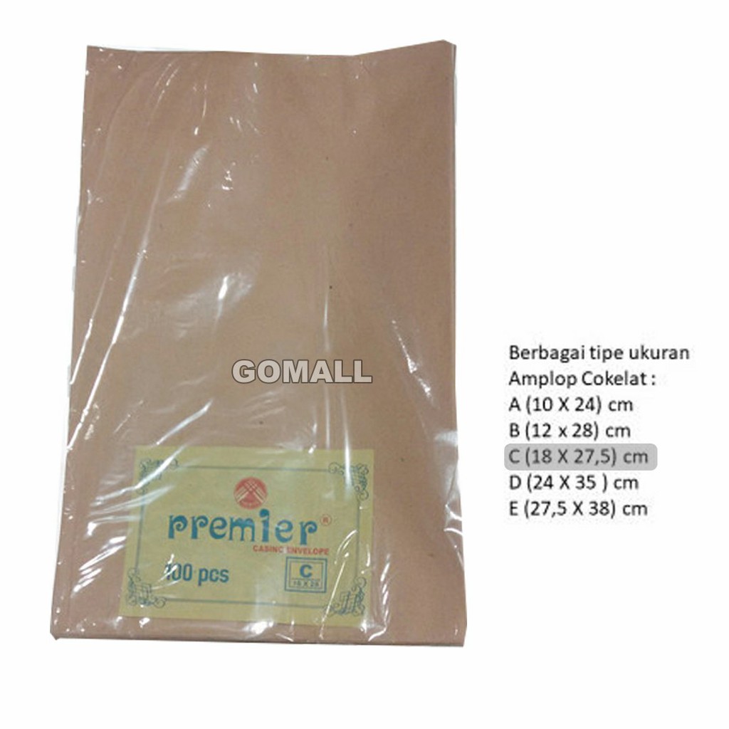 

Amplop cokelat Casing C