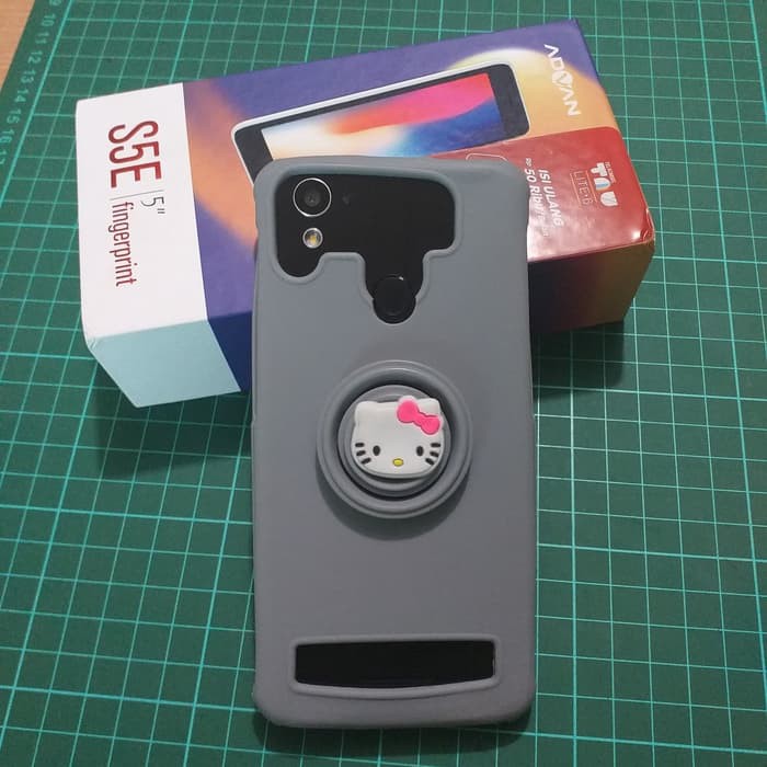 Case Advan S5E Fingerprint 5inch 4G Softcase Kompatibel Stand Karakter