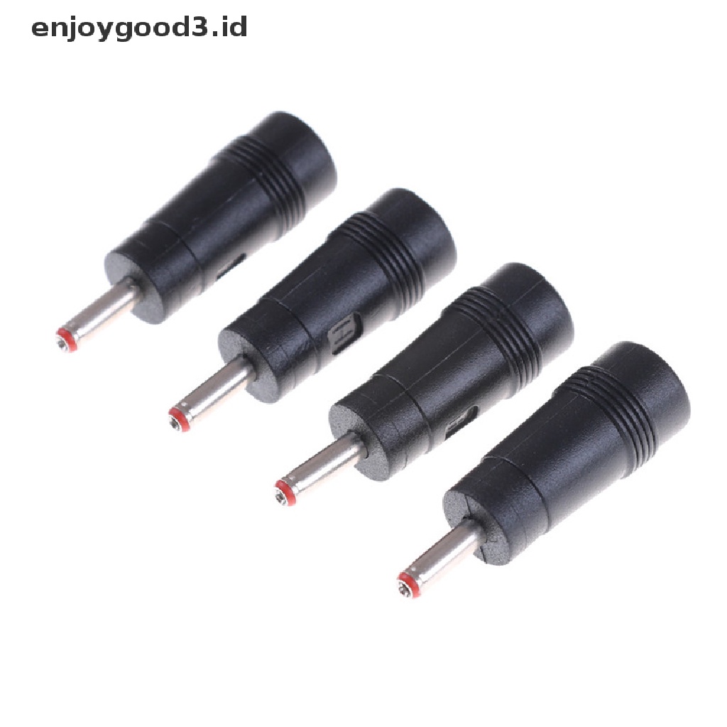 4pcs Adapter Konektor Dc Power 3.5x1.35mm Male Ke 5.5x2.1mm Female