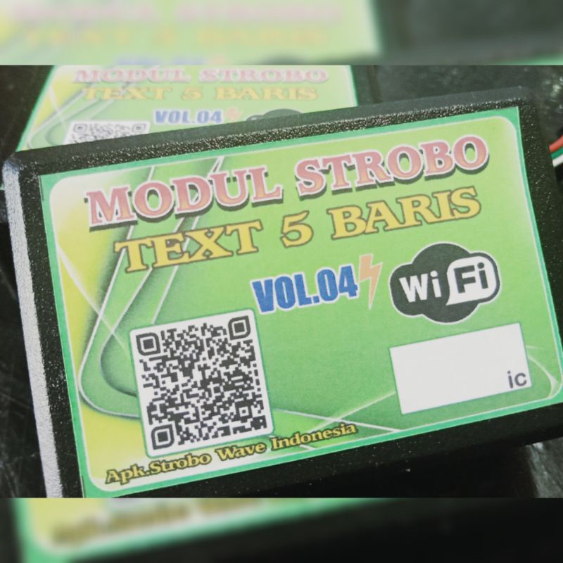 MODUL STROBO RUNNING TEXT 5BARIS VOL.04 12V dan 24V