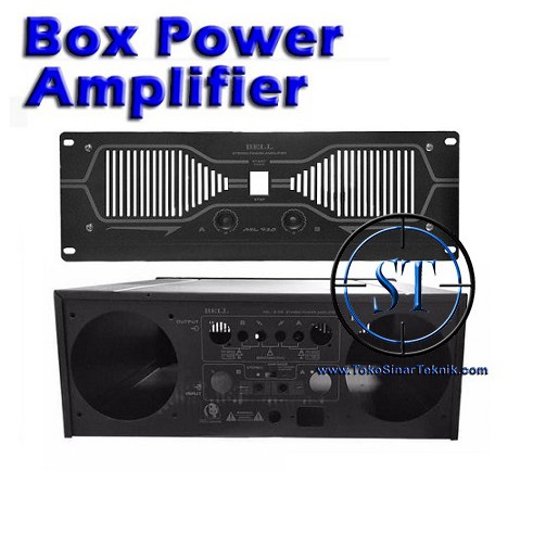 BOX BELL ML-938 BOX POWER AMPLIFIER ML938 2 POTENSIO