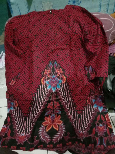 Terlaris Serut Genes Jelita Tunic Navbor Yelbor Whitbor Creambor Tunik Batik Modern Hrb030 Dolbi Dob