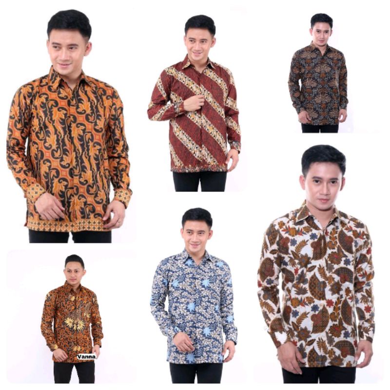 Pakaian Pria Atasan Tradisional Batik Pria BATIK RIA