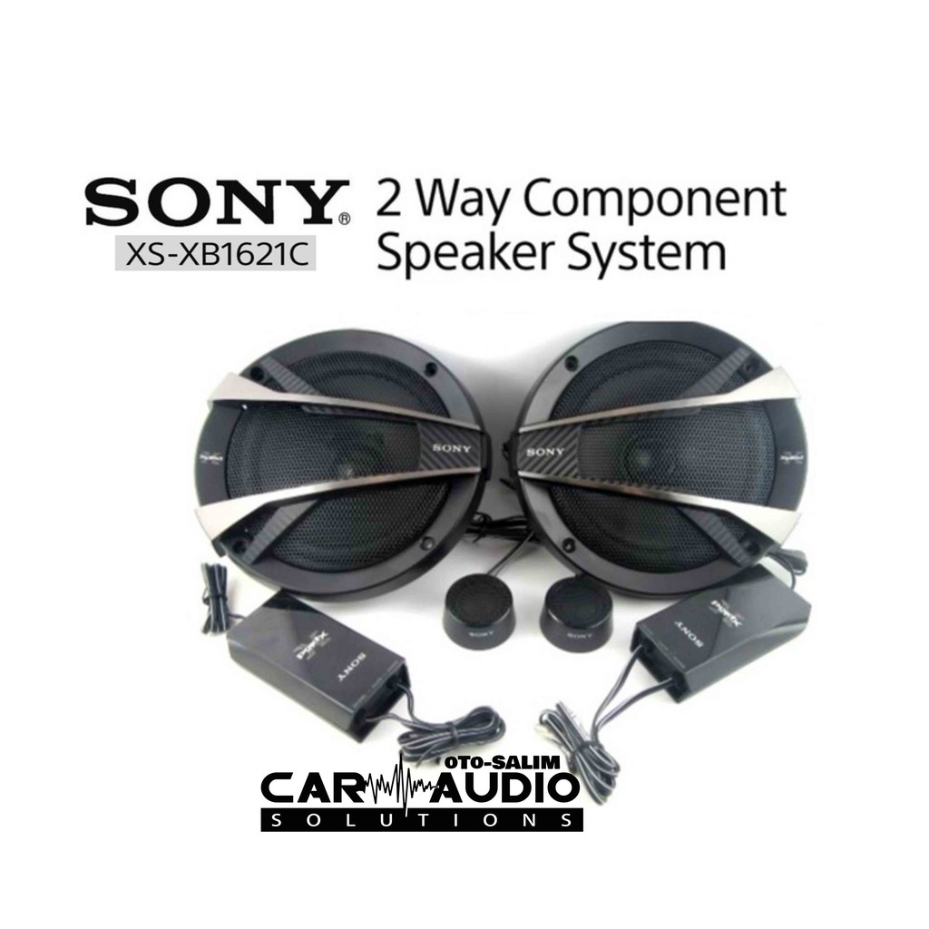Sony Xplod XS-XB1621C Speaker Split Components 2-Way 6.5 inch Extra Bass TM