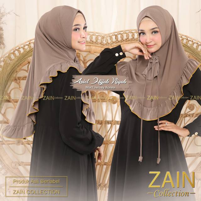 FULL STOCK(((ORI ZAIN))) Hijab/jilbab ARIEL HIJAB NIQOB