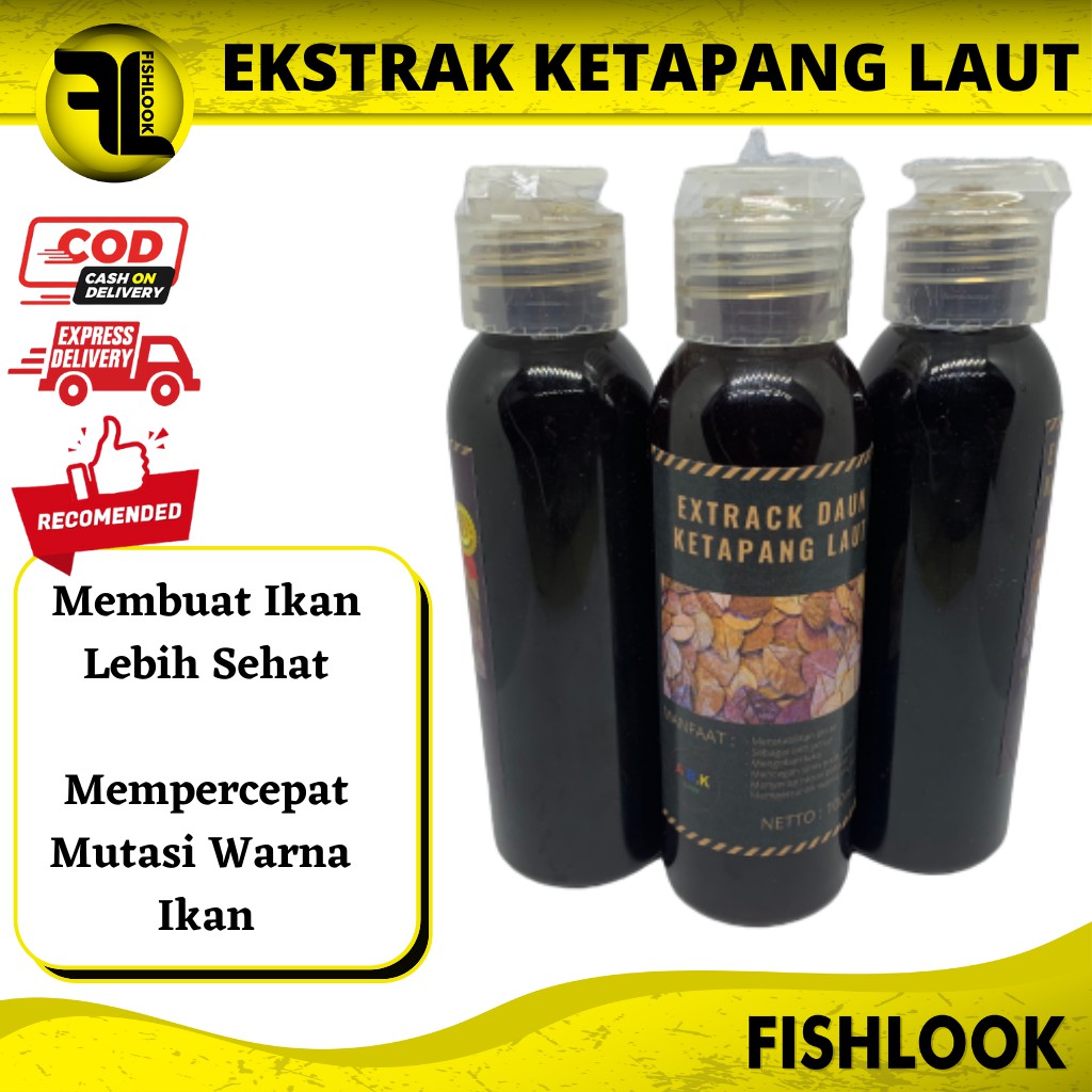 Ekstrak Daun Ketapang 100 ml Hitam Pekat Tanpa Minyak Kualitas Super Extract Extrak