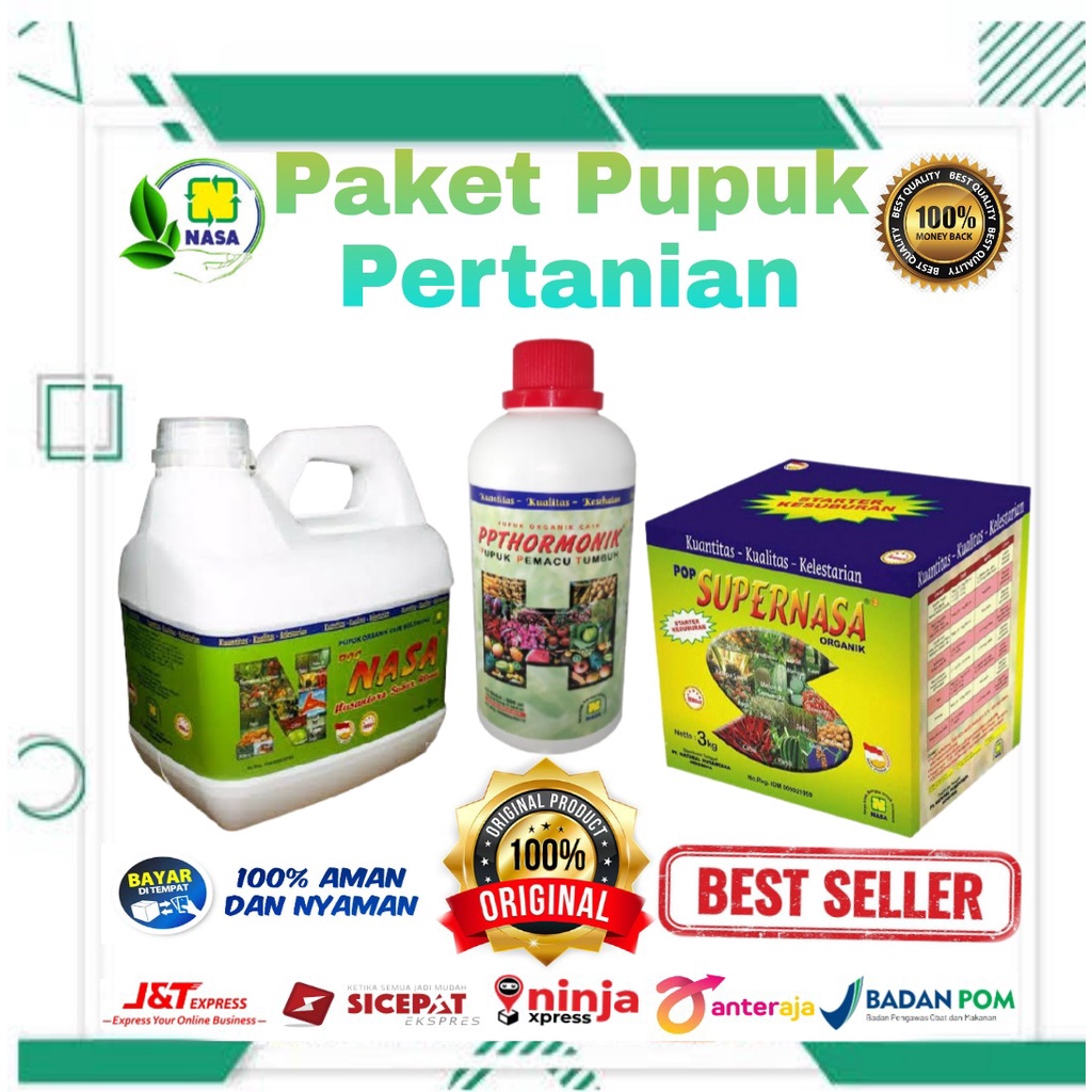 BAYAR DI TEMPAT/PAKET PUPUK PERKEBUNAN KELAPA SAWIT/POC NASA 3 LITER/HORMONIK 500ml/SUPERNASA 3kg/PA