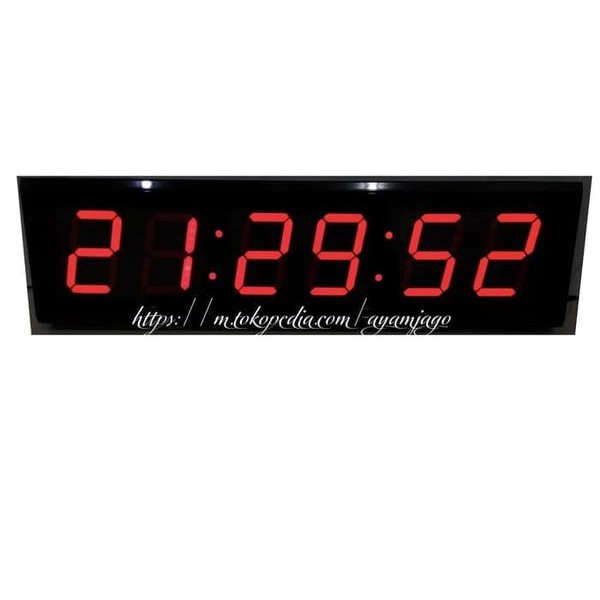 Jam Led Digital Clock &amp; Stopwatch Countdown Countup Timer Temperature