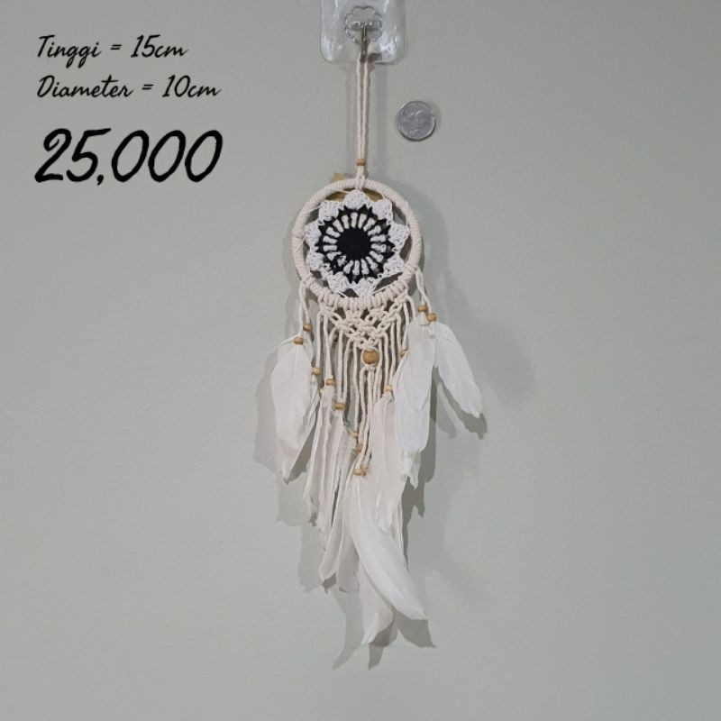 hiasan mobil wall decor hiasan dinding  dream catcher macrame