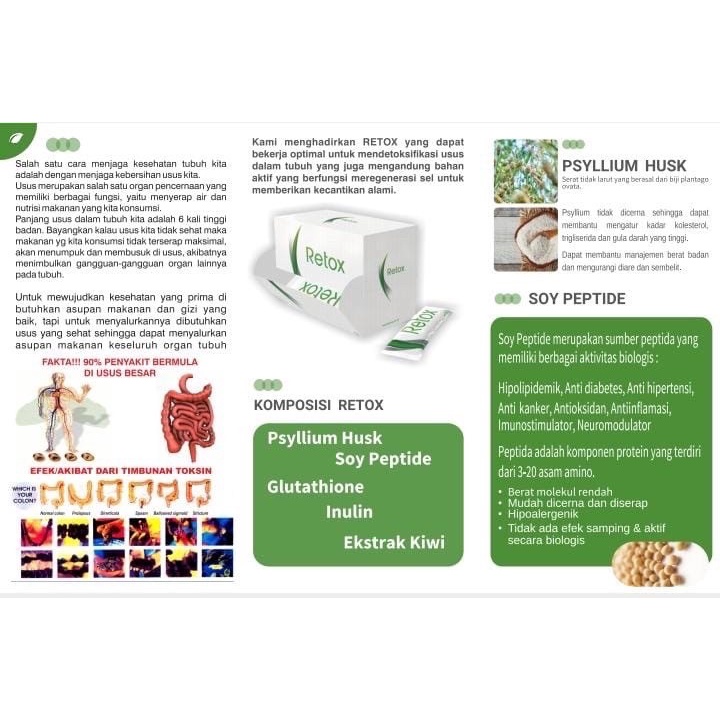 

RETOX kiwi powder drink minuman detox jus kiwi BPOM