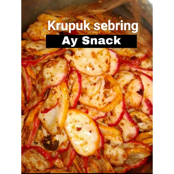 

1 Kg KERUPUK SEBRING PEDAS-CEMILAN RENYAH MAKANAN RINGAN