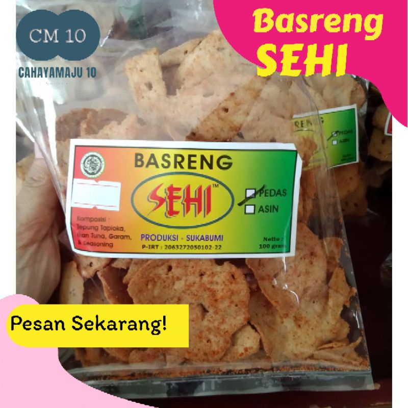 

Basreng Sehi - Baso Goreng - Keripik Basreng Pedas dan Asin 100gr