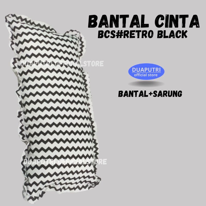 Bantal Cinta / Bantal cinta 50×100 / Bantal plus sarung New motip