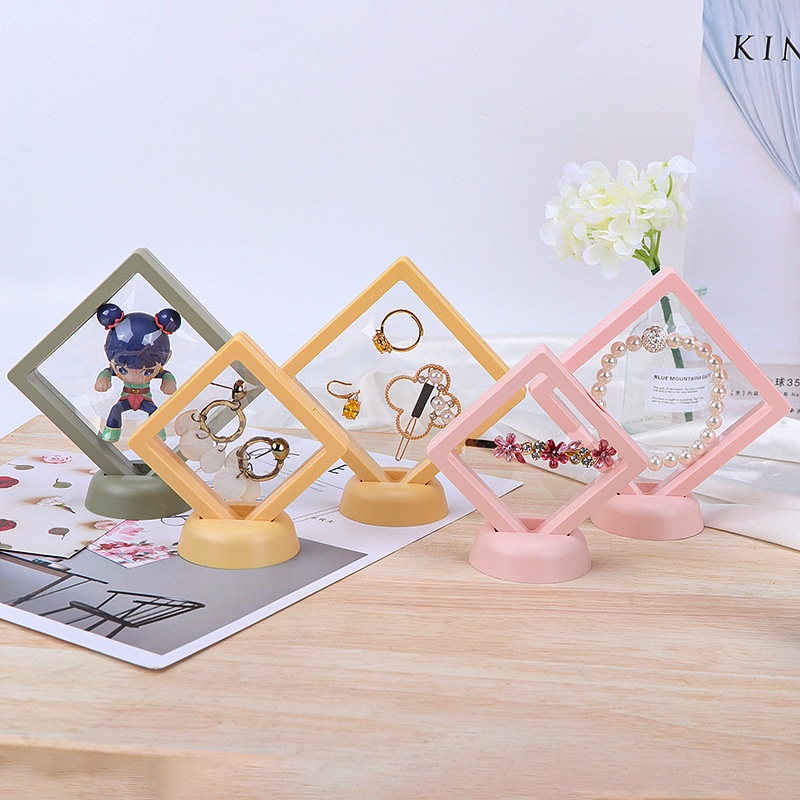 Stand Holder Display Perhiasan Kalung / Anting / Cincin 3D