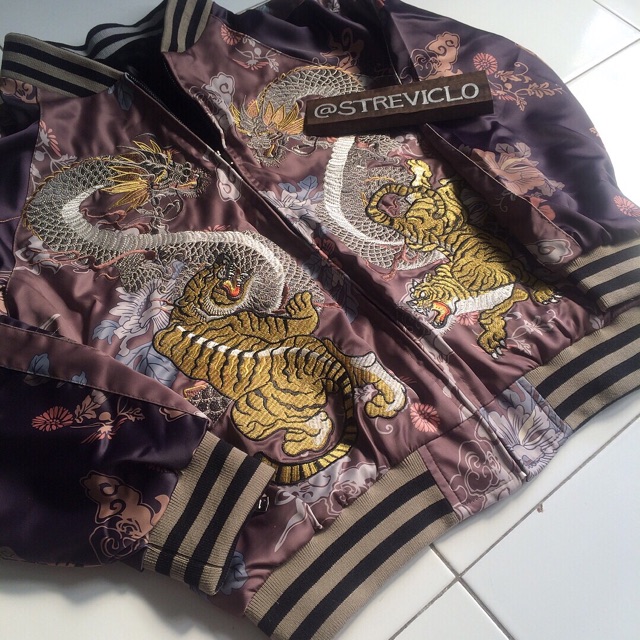 Sukajan Roaring Tiger Furoraru Ryu Tora Japanese Traditional Jacket