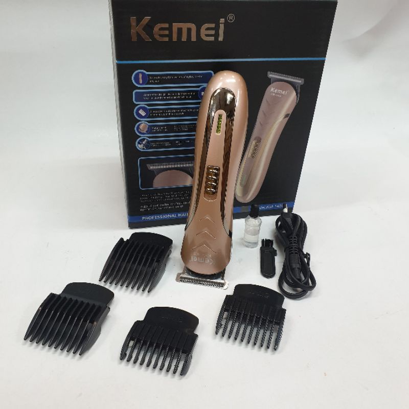 Alat mesin cukur rambut jenggot pria model cas kemei km 1409 hair clipper murah