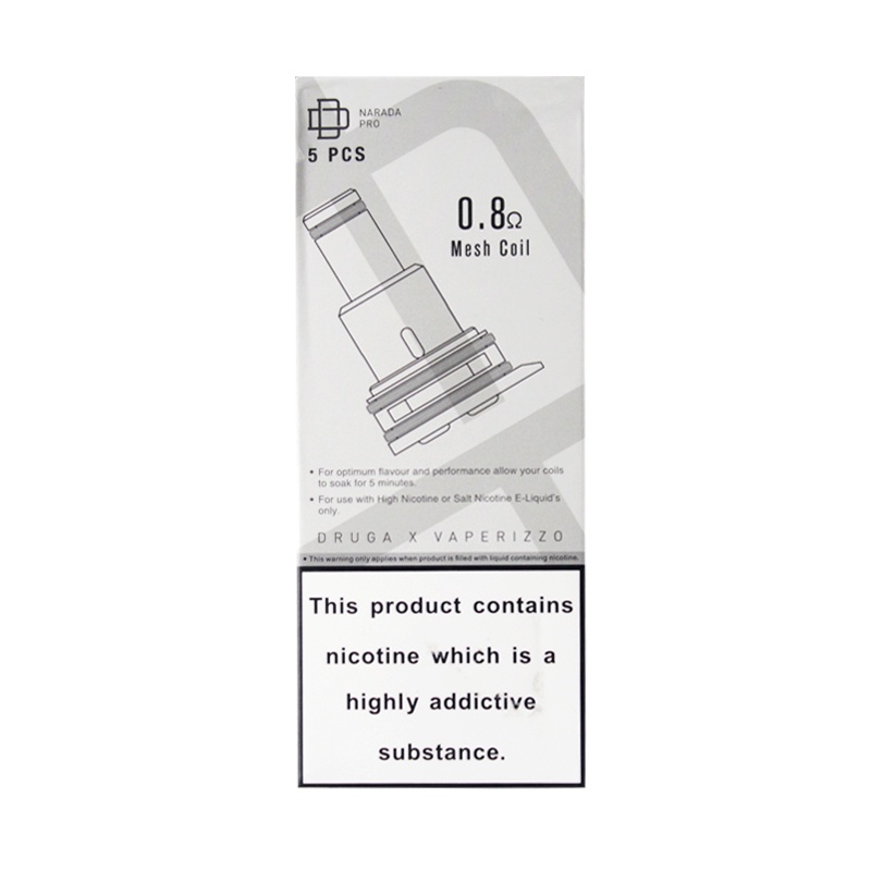 AUGVAPE Narada PRO 0.8 Ohm Coil Pack 5  PCS