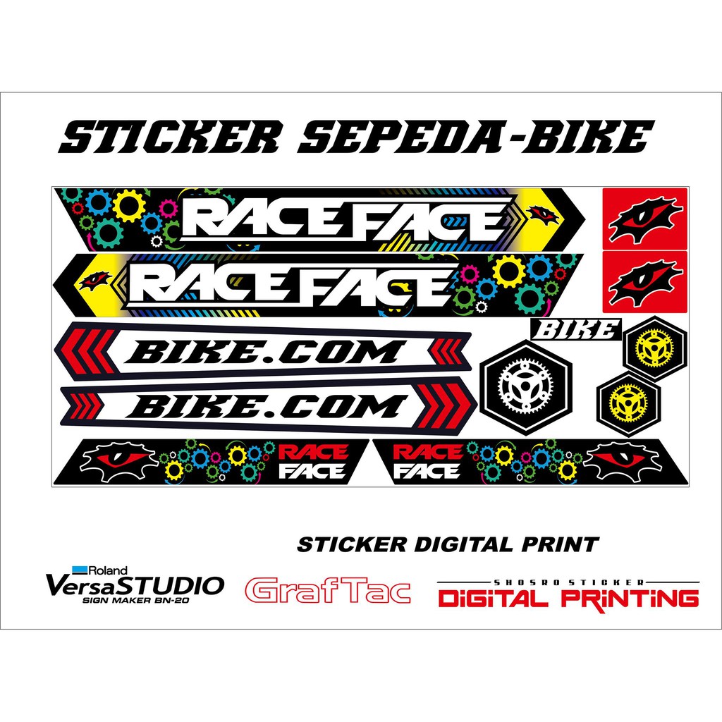 STICKER RACE FACE.