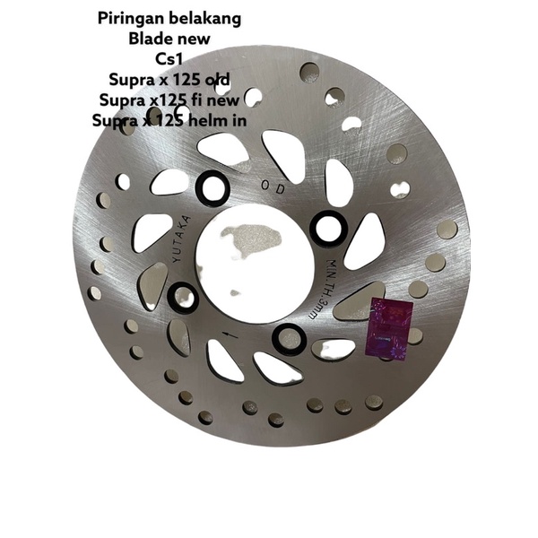 Piringan Disk Original Belakang Blade New, Supra X 125 Old, Supra X 125 Fi New, Supra X 125 Helm In