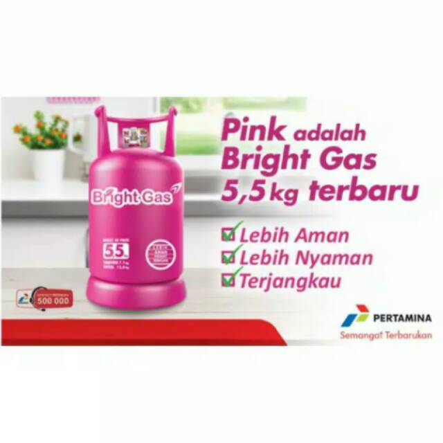 Tabung Gas 5kg Bright Gas Pink Shopee Indonesia