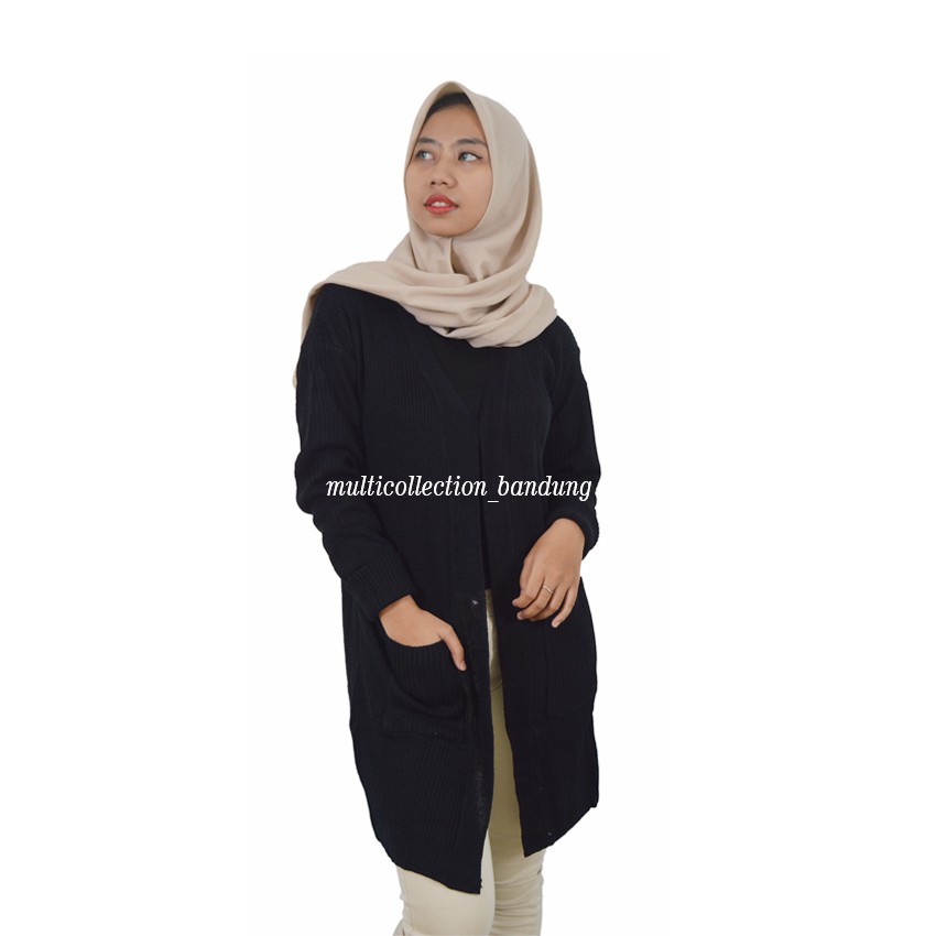 BELLE CARDY OVERSIZE / Cardigan Rajut Wanita / Cardigan Rajut / Long Cardigan /Baju Rajut Outer Knit-4