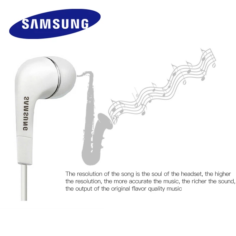 Samsung EHS64 Earphone In-ear Kabel 3.5mm Dengan Mikrofon Untuk Samsung Galaxy