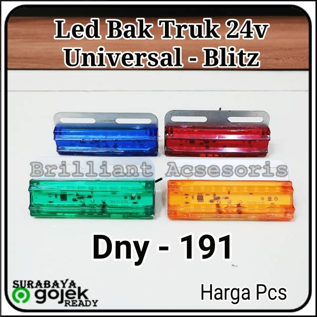 Led Bak Truk Universal - 24v - Dny191 - 3 Kabel Bisa Blitz