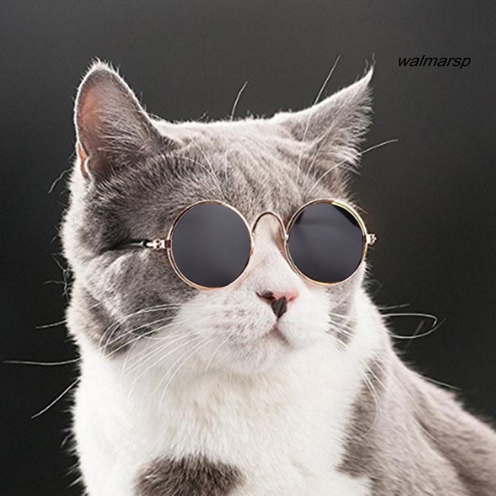 [Wal] Pet Cats Dog Glasses Sunglasses Eyewear Protection Photos Props Accessories