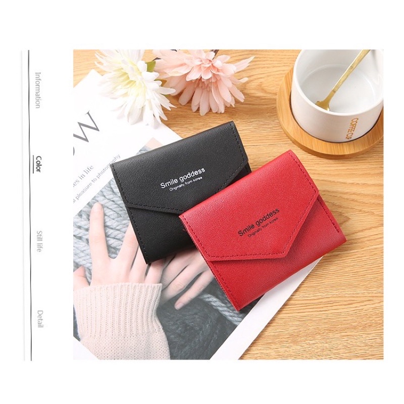 Dompet wanita Lipt pendek import A16