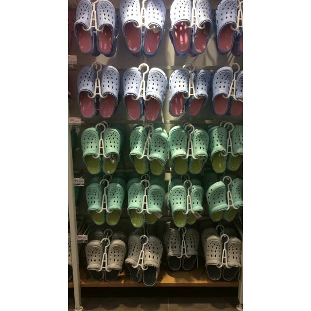 Sandal crocs by miniso