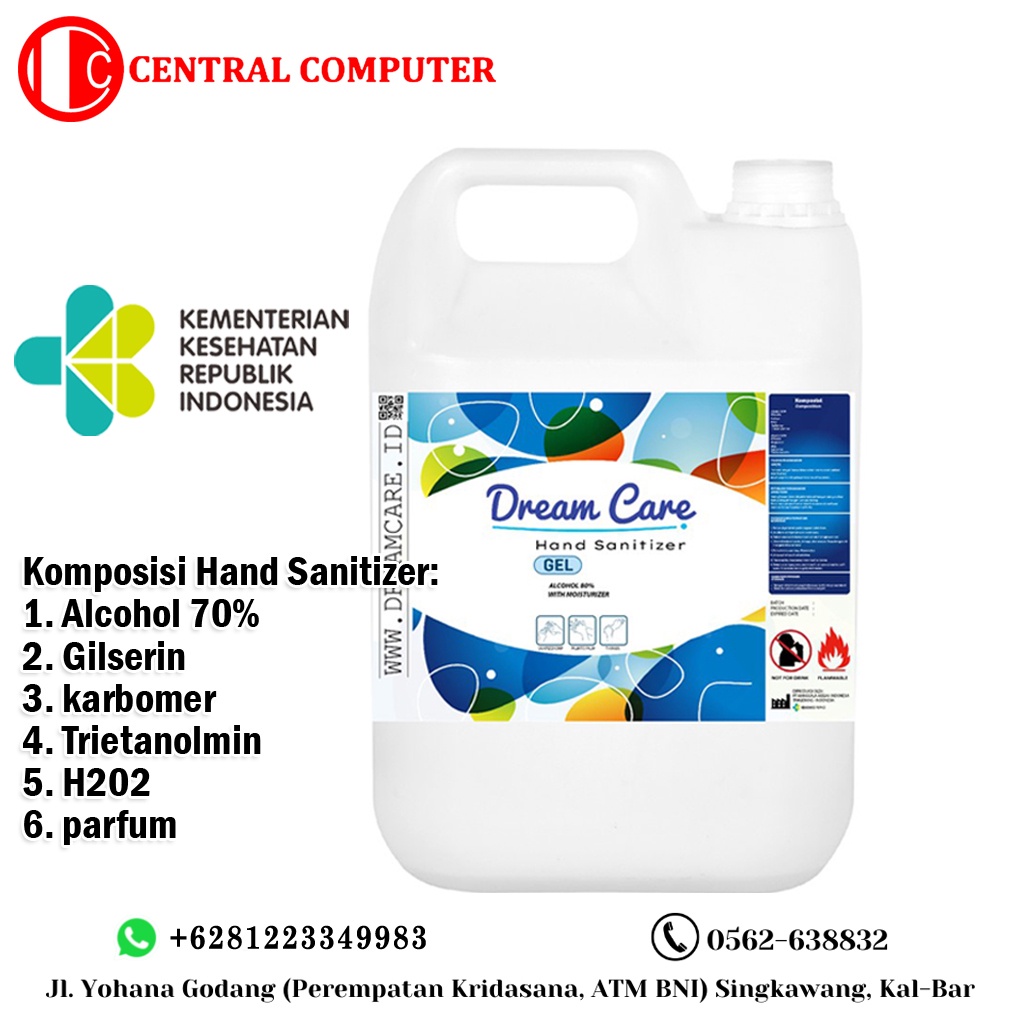 Hand Sanitizer Gel DreamCare 5 Liter