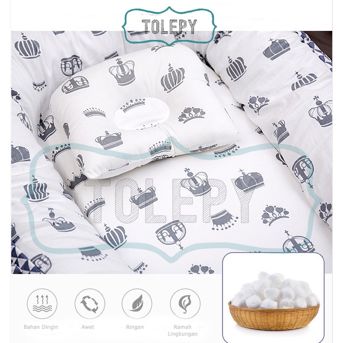 Baby Slepping Nest / Tempat Tidur Portable Bayi / Kasur Portable Bayi