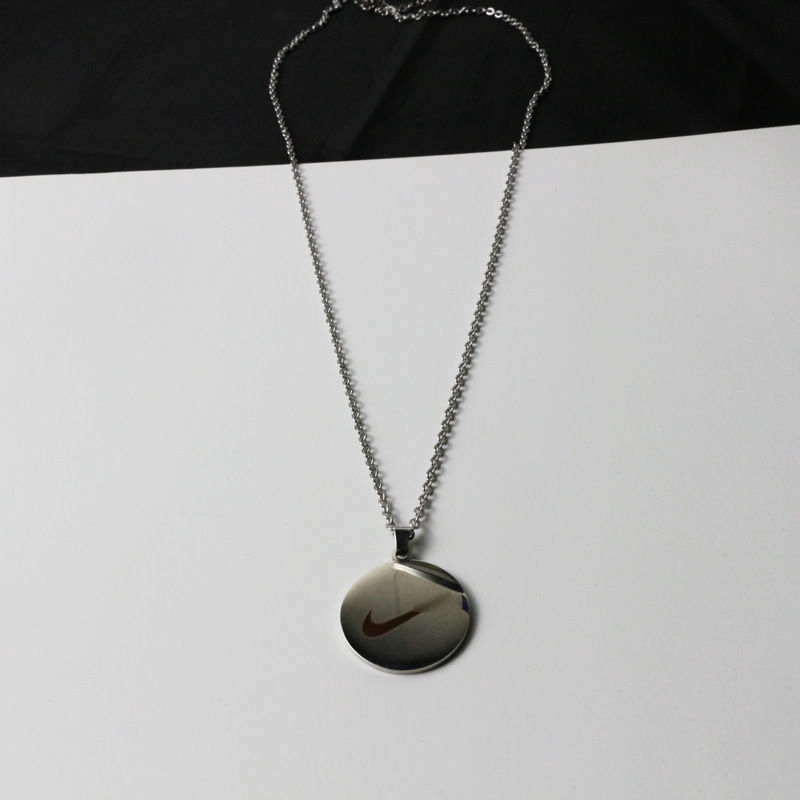 Necklace Checkmark Pendant Harajuku Style Trendy Simple Couple Hip Hop Personality