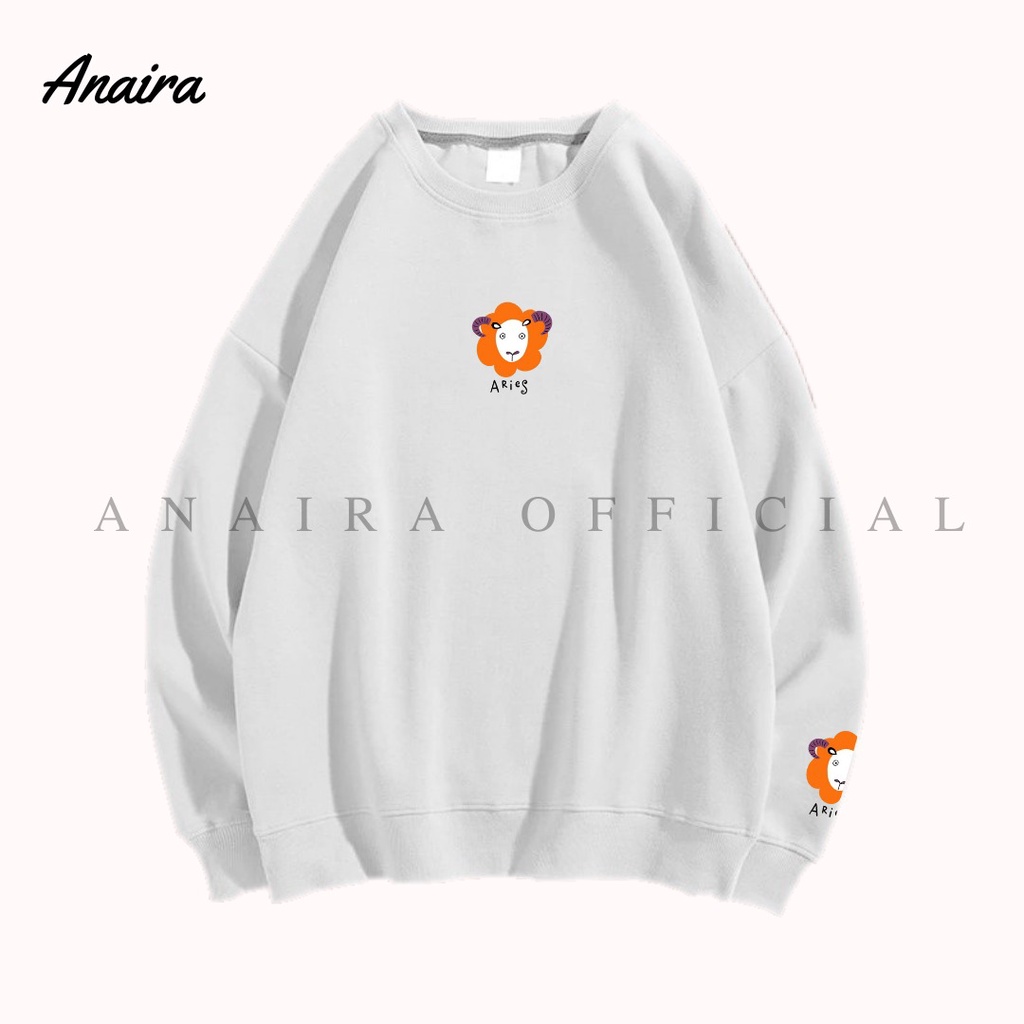 ARIES SWEATER CREWNECK WANITA ANAIRAOFFICIAL