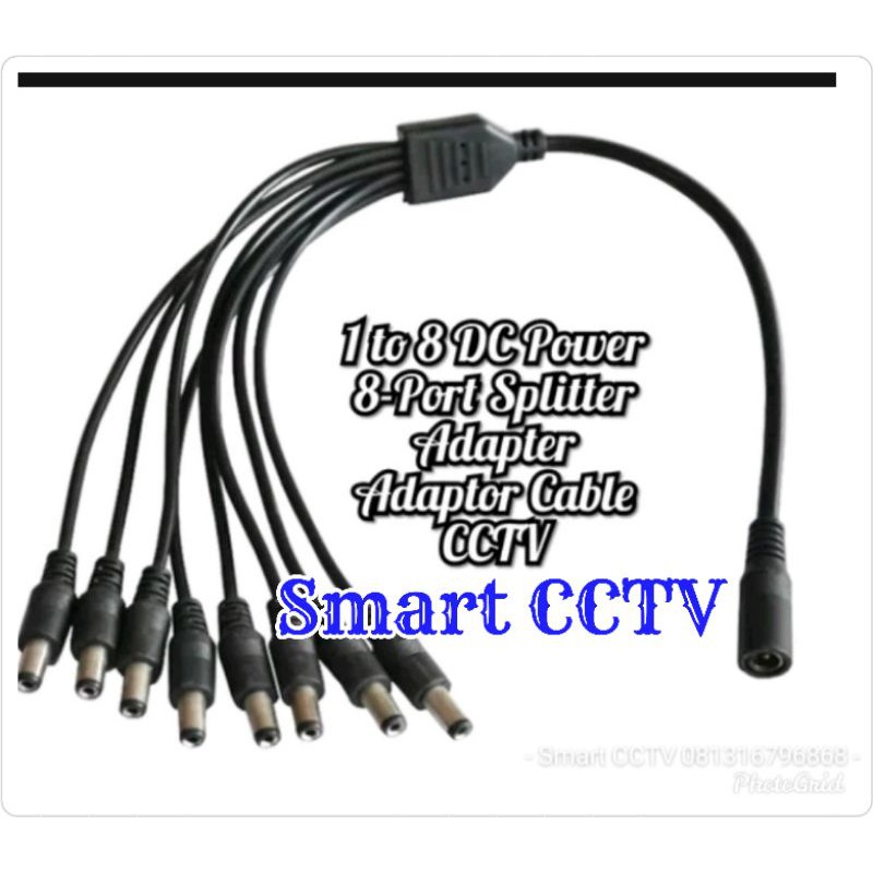 KABEL CUMI 8 CABANG FOR CCTV LED