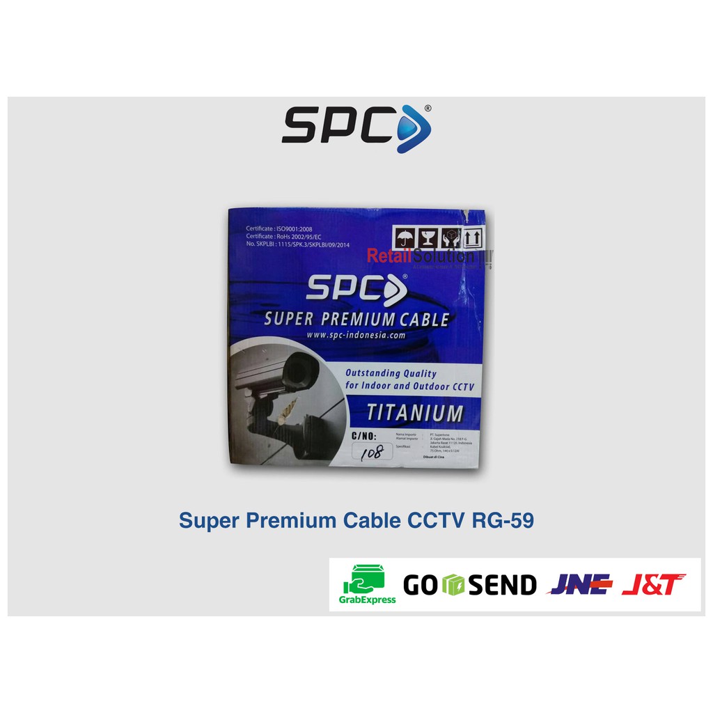 SPC Kabel CCTV RG-59 Satuan per Meter