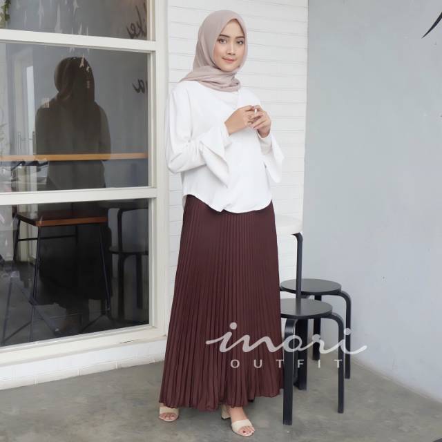 30+ Ide Ootd Rok Plisket Coklat Tua - Beast Soom