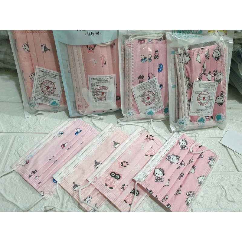 MASKER ANAK 3PLY  ISI 10pcs IMPORT