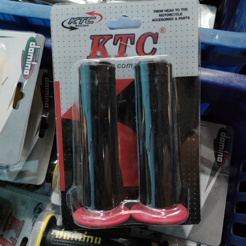 handgrip Ktc racing bulu warna Merah universal motor