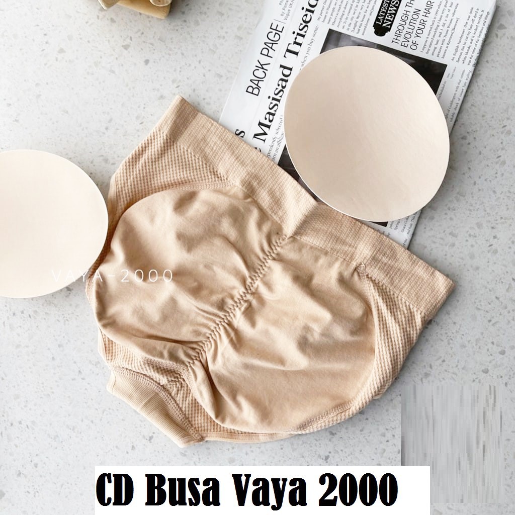 Celana Dalam Busa Dwi Fungsi Copot Busa Segitiga Vaya 2000 / CD Pantat Palsu Segitiga 2000