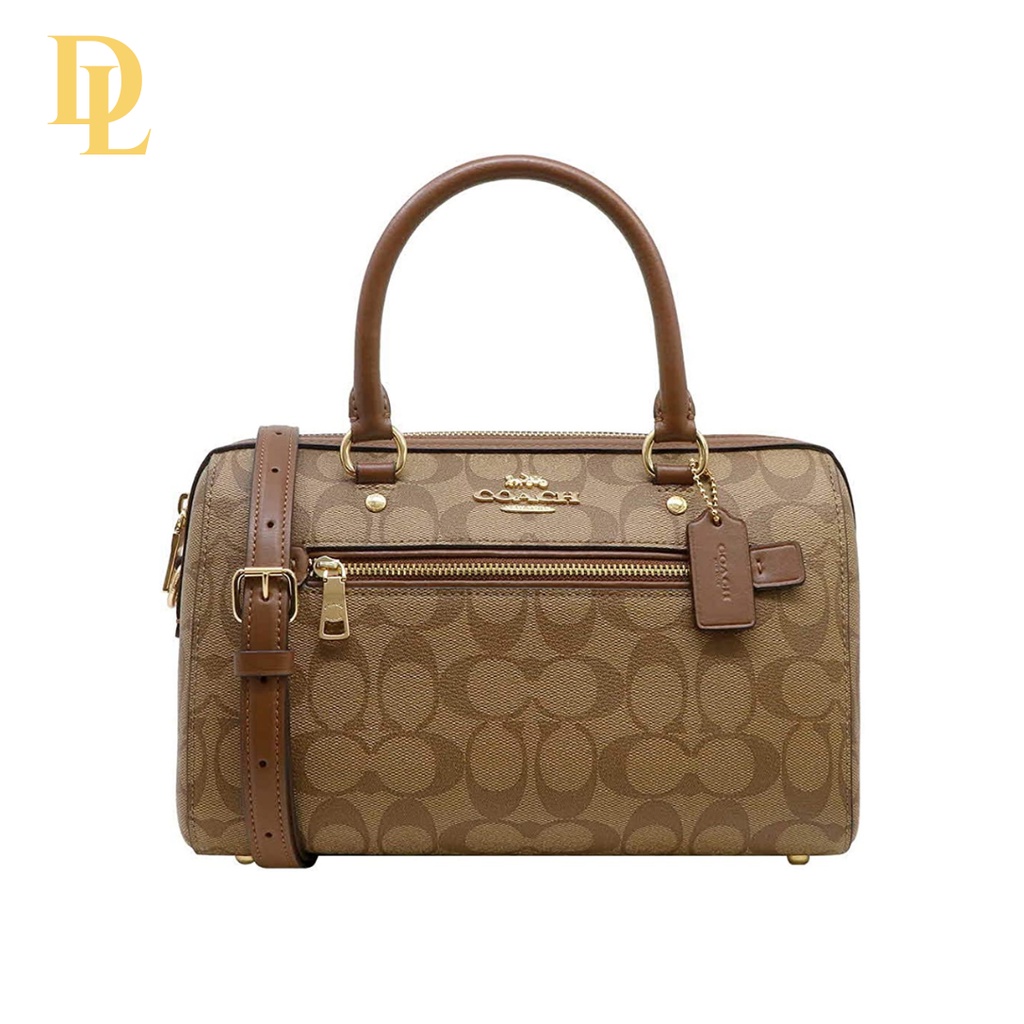 ROWAN SATCHEL IN SIGNATURE CANVAS (COACH F83607)