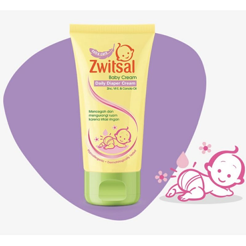 ZWITSAL BABY DAILY DIAPER CREAM 50 G - ED 02/2025