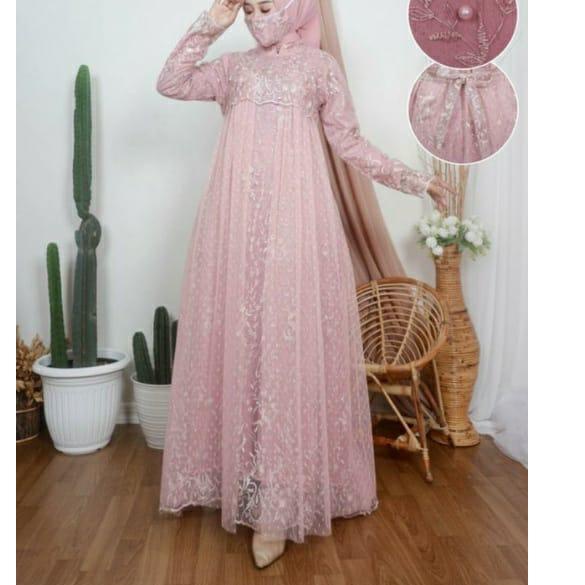 Bagus Banget.. KOLEKSI TERBARU 2022 GAMIS BROKAT TERBARU 2022 GAMIS BRUKAT MEWAH GAMIS BROKAT PESTA 