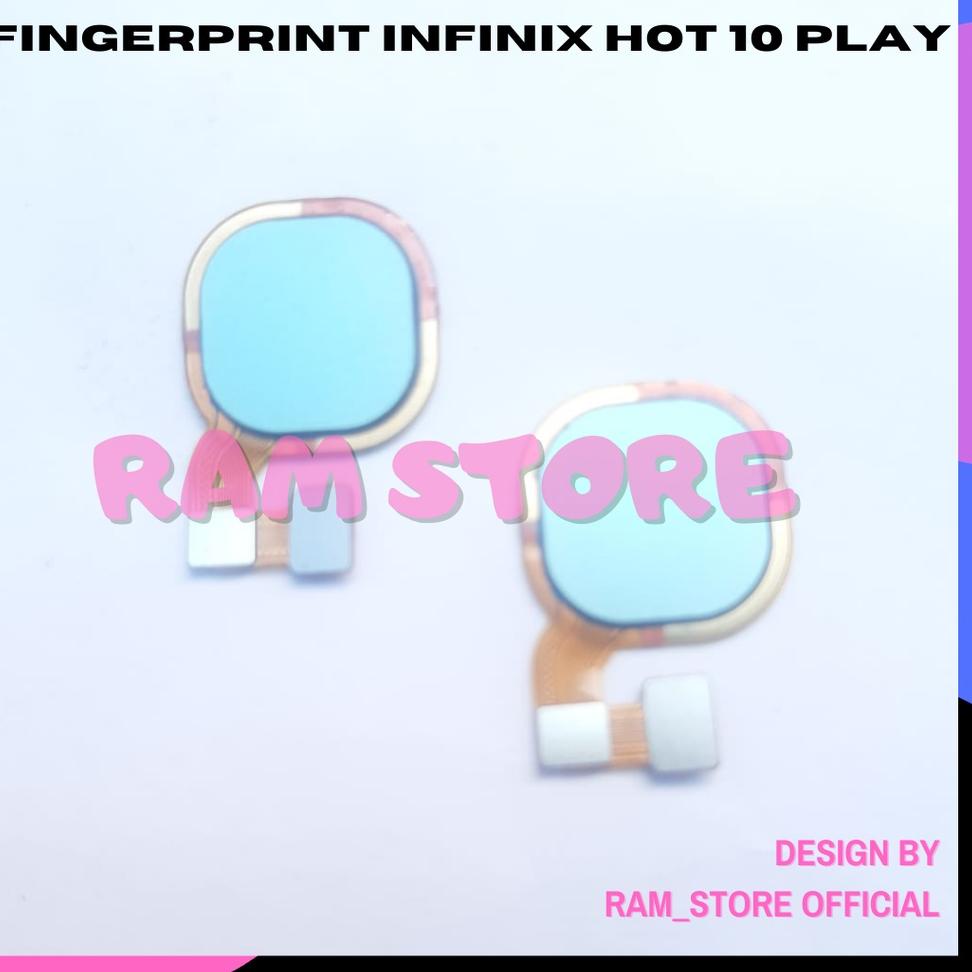 N6R3 Flexible Finger Print FingerPrint FLEXIBEL SIDIK JARI INFINIX HOT 10 PLAY ORIGINAL D8O