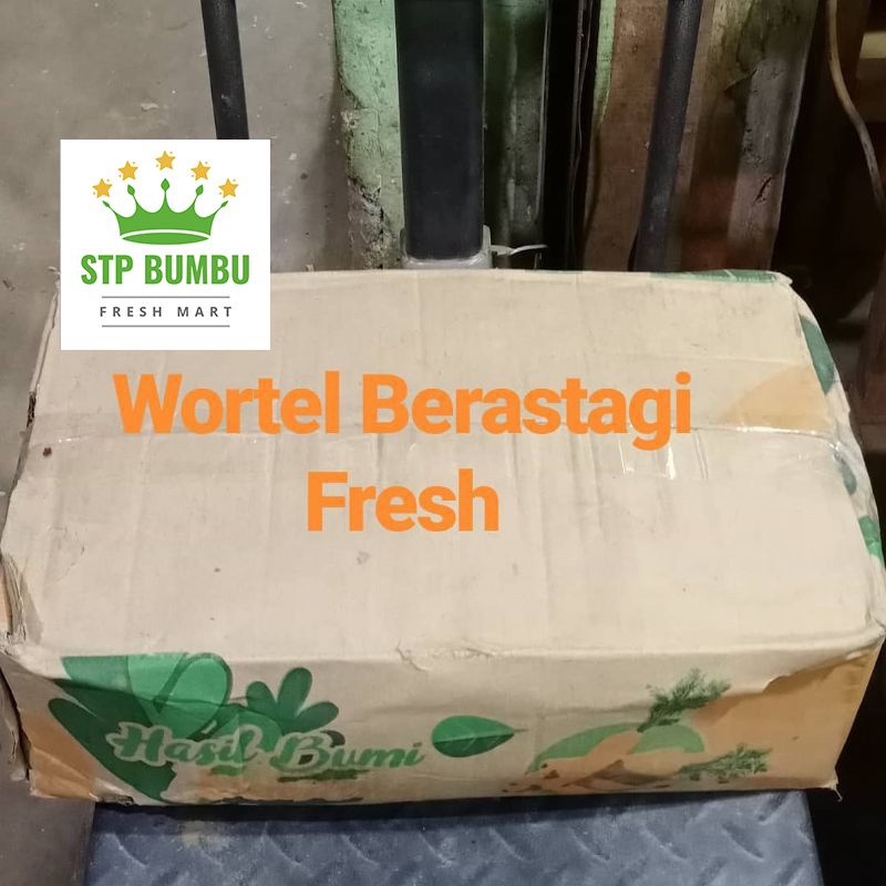 Wortel Import Brastagi 1 dus Fresh / Wortel Impor Berastagi Segar Dusan