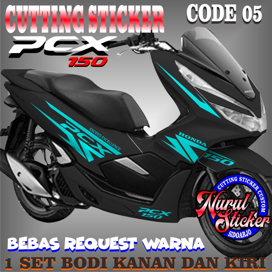 sticker pcx,cutting sticker pcx,sticker motor pcx 150